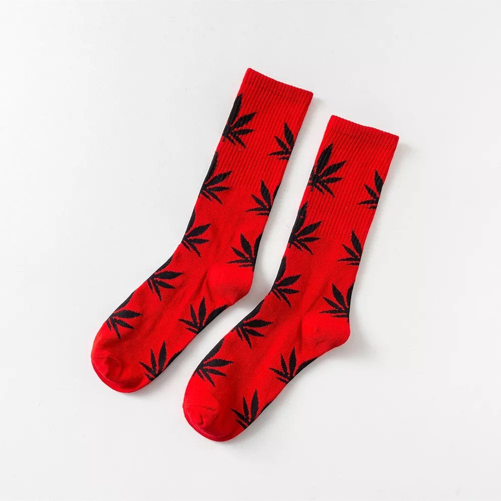 Weed Leaf Socks