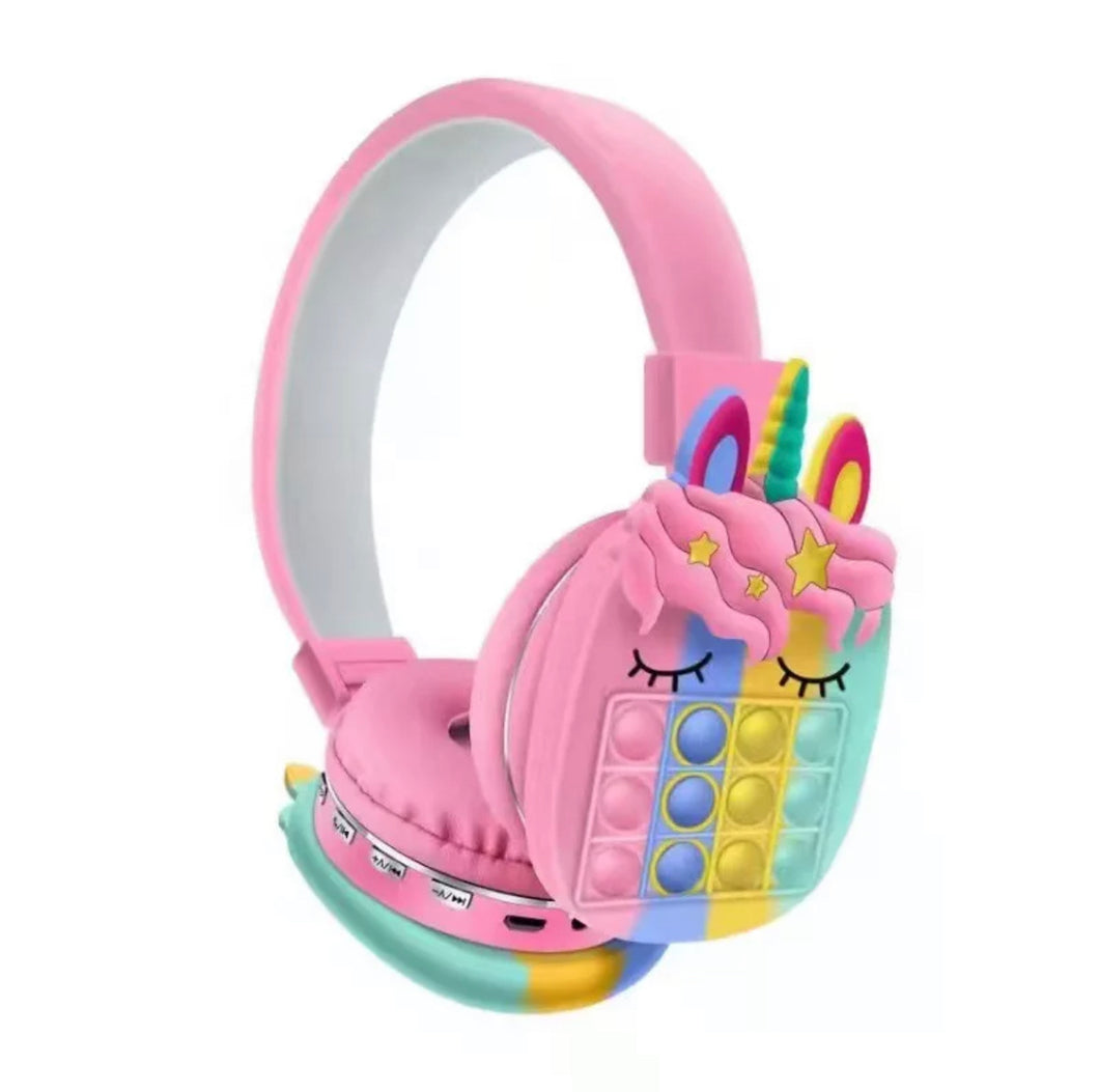 Unicorn Pop It Headphones