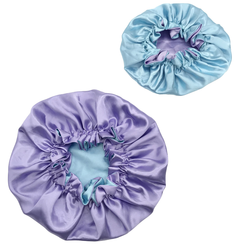 Mommy and Me Satin Hair Bonnets